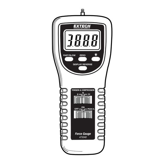 Extech Instruments 475040 Manual De Instrucciones