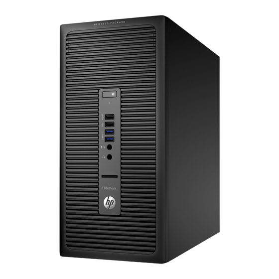 HP EliteDesk 705 G3 MT Guía De Hardware