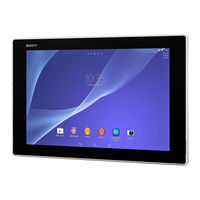 Sony Xperia Z2 Tablet Guia Del Usuario