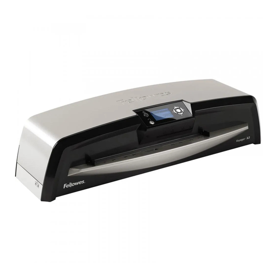 Fellowes Voyager A3 Manual De Instrucciones