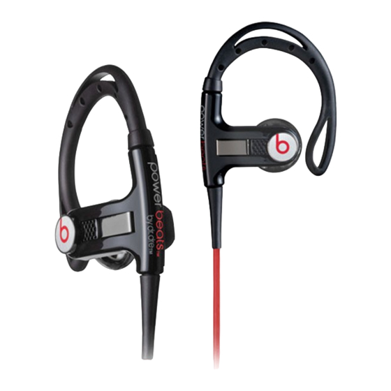 Beats Electronics Powerbeats Manual Del Usuario