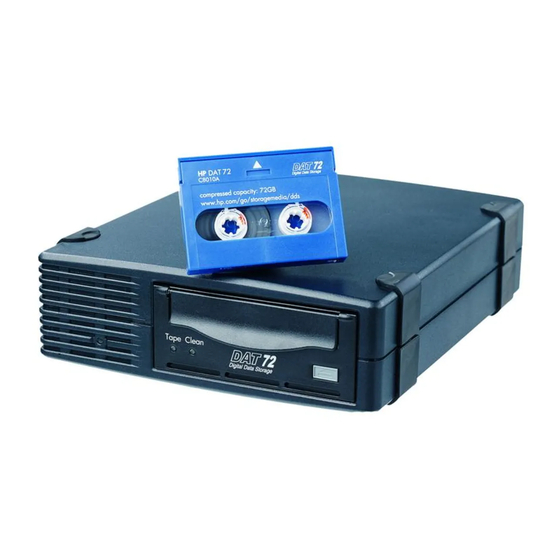 HP StorageWorks DAT 72 Guia Del Usuario