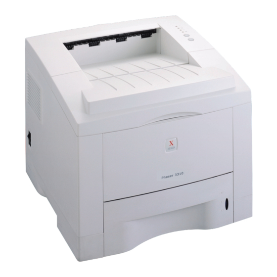 Xerox Phaser 3310 Manual De Instrucciones
