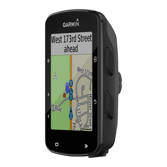 Garmin EDGE 520 PLUS Manual Del Usuario