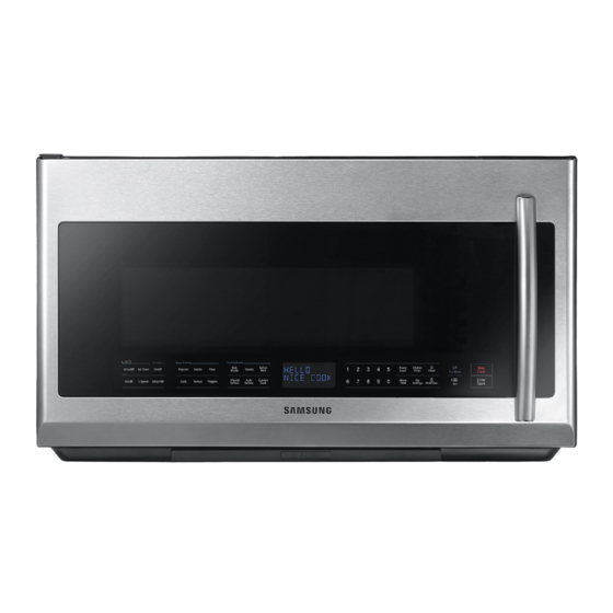 Samsung ME21F707MJT Manual Del Usuario