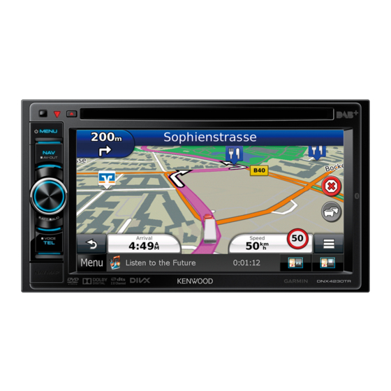 Kenwood DNX4230TR Manual De Instrucciones