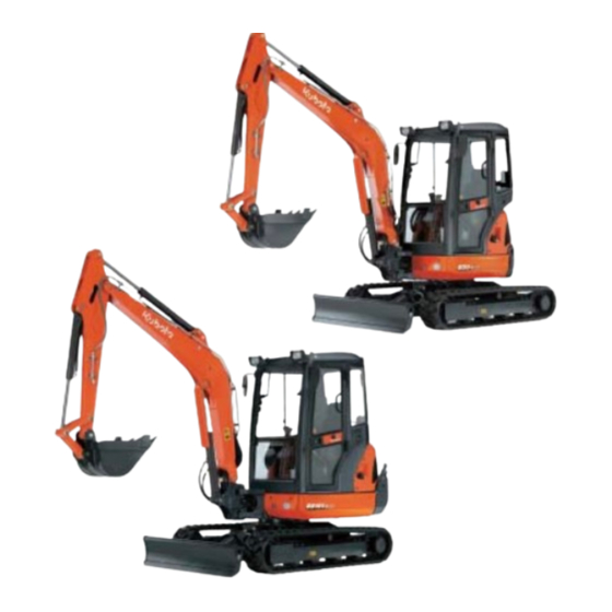 KUBOTA KX101-3 3 Manual De Utilización