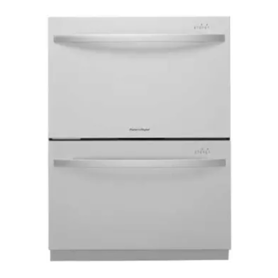 Fisher&Paykel DishDrawer DD603 Serie Guia Del Usuario