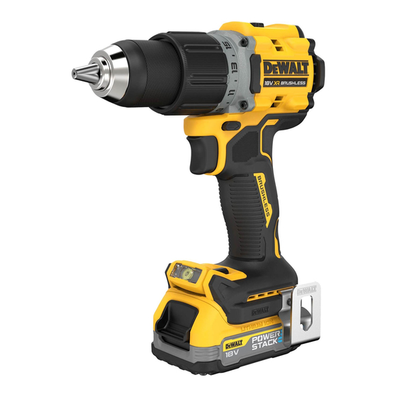 DeWalt DCD805 Manual De Instrucciones