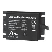 Gardigo Marder-Frei Autol Manual De Instrucciones