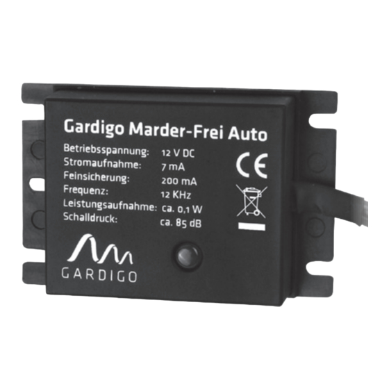 Gardigo Marder-Frei Autol Manuales