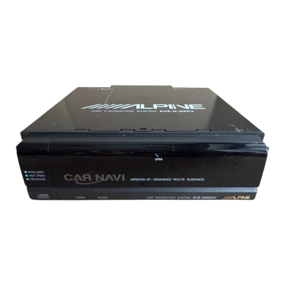 Alpine SMART MAP PRO NVE-N055PS Manual Del Propietário