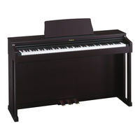 Roland HP201 Manual Del Usuario
