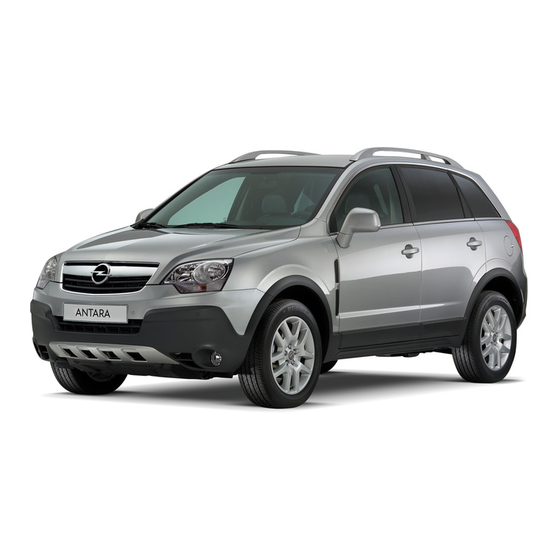 Opel ANTARA 2013 Manuales