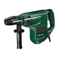 Bosch PBH 300 E Manual Del Usuario