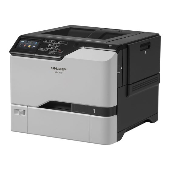 Sharp MX-C507P Guia Del Usuario