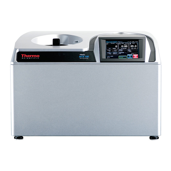 Thermo Scientific Sorvall MX Plus Serie Manual De Servicio