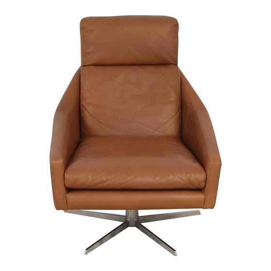 West Elm Austin Swivel Chair Instrucciones De Ensamblaje