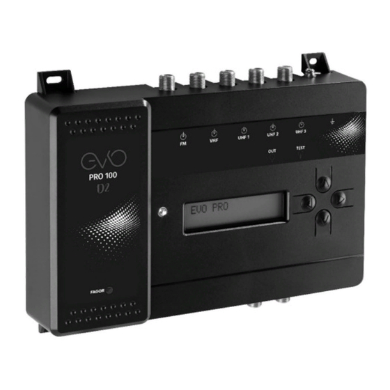 Fagor evo PRO 100 D2 Manual De Instrucciones