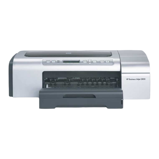 HP Business Inkjet 2800 Guia Del Usuario