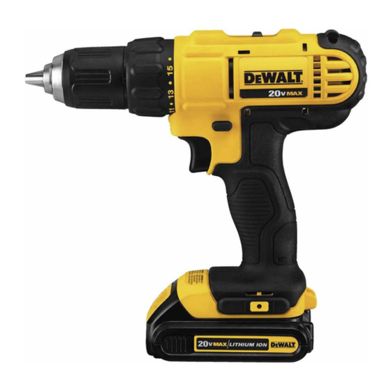DeWalt DCD731 Manual Del Usuario