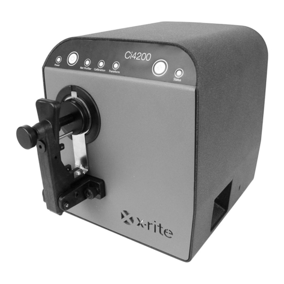 X-Rite Ci4200 Guía De Uso