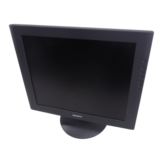 Sony SDM-S71R Manual De Instrucciones