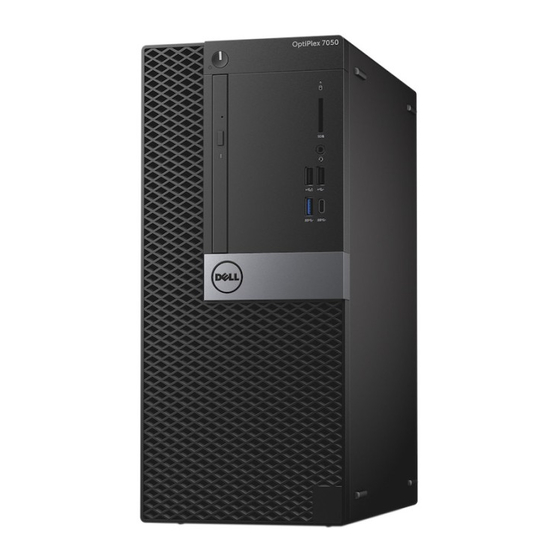 Dell OptiPlex 7050 Tower Manual Del Propietário