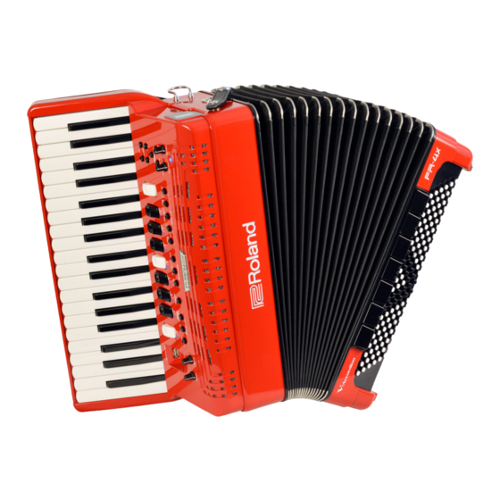 Roland V-Accordion FR-4X Manual Del Usuario