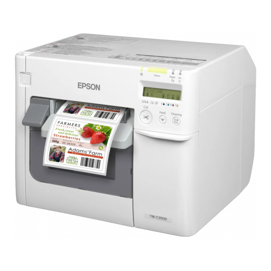 Epson TM-C3500 Inicio Aquí