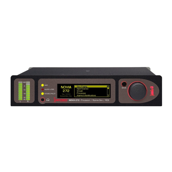 Inovonics NOVIA 272 Guía De Instalación Y De Usuario