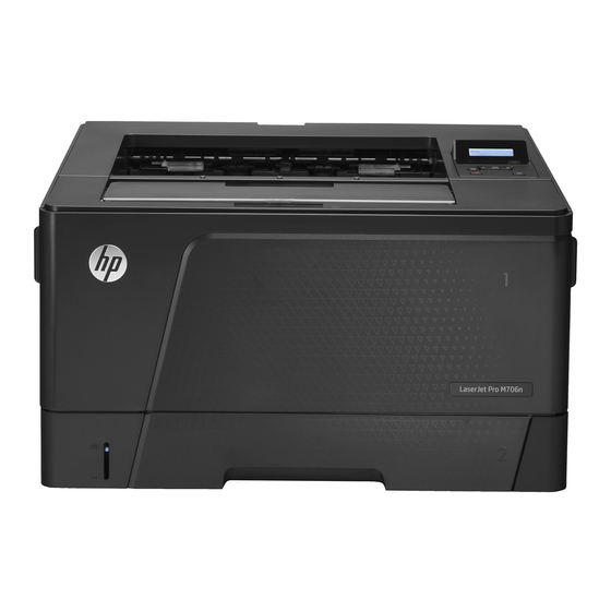 HP LaserJet Pro M701 Guia Del Usuario