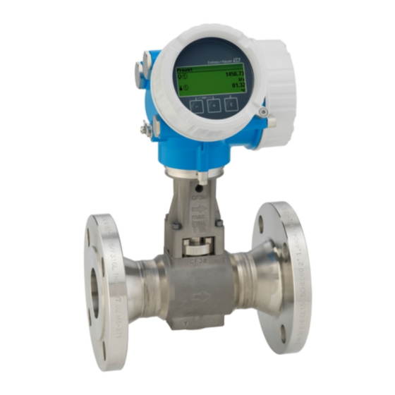 Endress+Hauser Proline Prowirl F 200 Manual De Instrucciones Abreviado