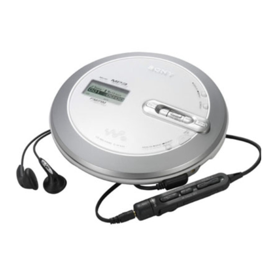 Sony WALKMAN D-NE330 Manual De Instrucciones