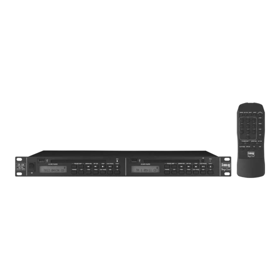IMG STAGELINE CD-120 Manual De Instrucciones