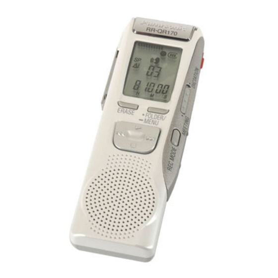 Panasonic RR-US395 Manual De Instrucoes