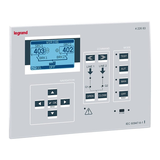LEGRAND 4 226 83 Manual Del Usuario