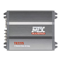 MTX Audio TX2 Serie Manual De Instrucciones