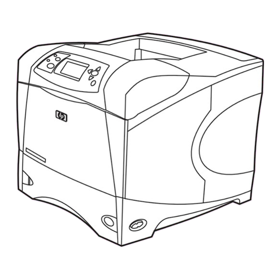 HP LaserJet 4200 Serie Inicio