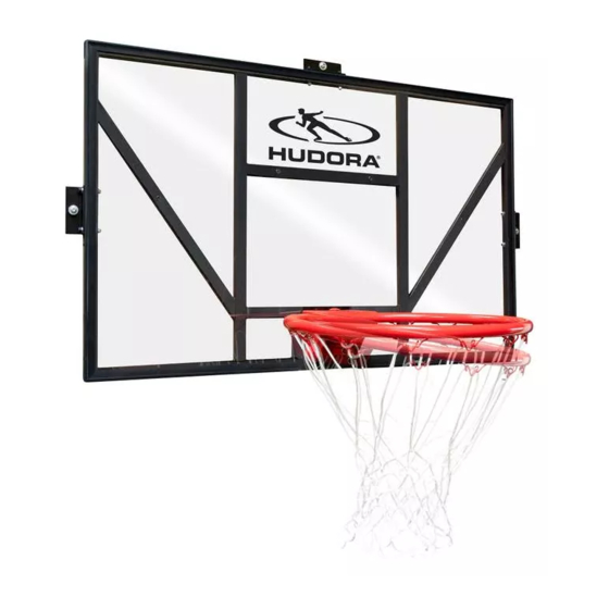 Hudora Basketball Board Competition Pro Manuales