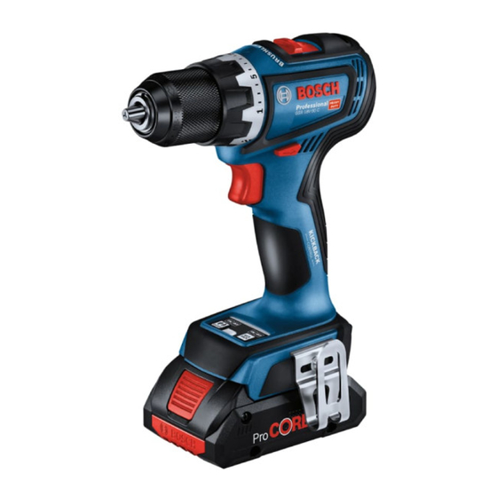 Bosch GSR Professional 18V-90 C Manual Original