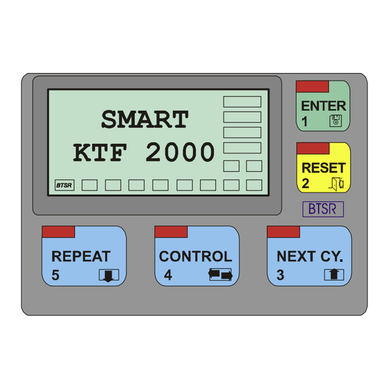 BTSR SMART KTF 2000 Manual Operativo
