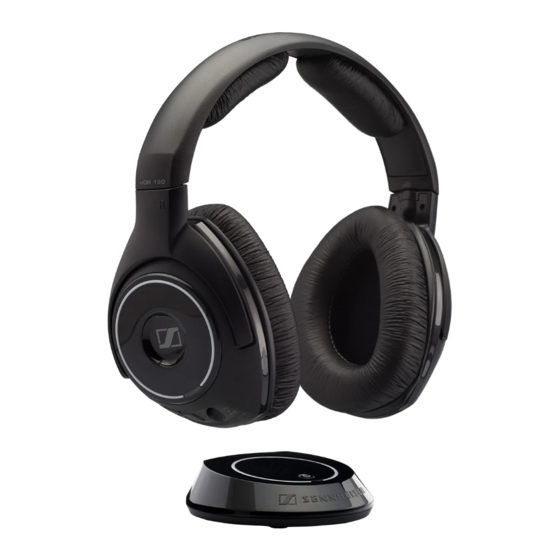 Sennheiser RS 160 Instrucciones De Uso