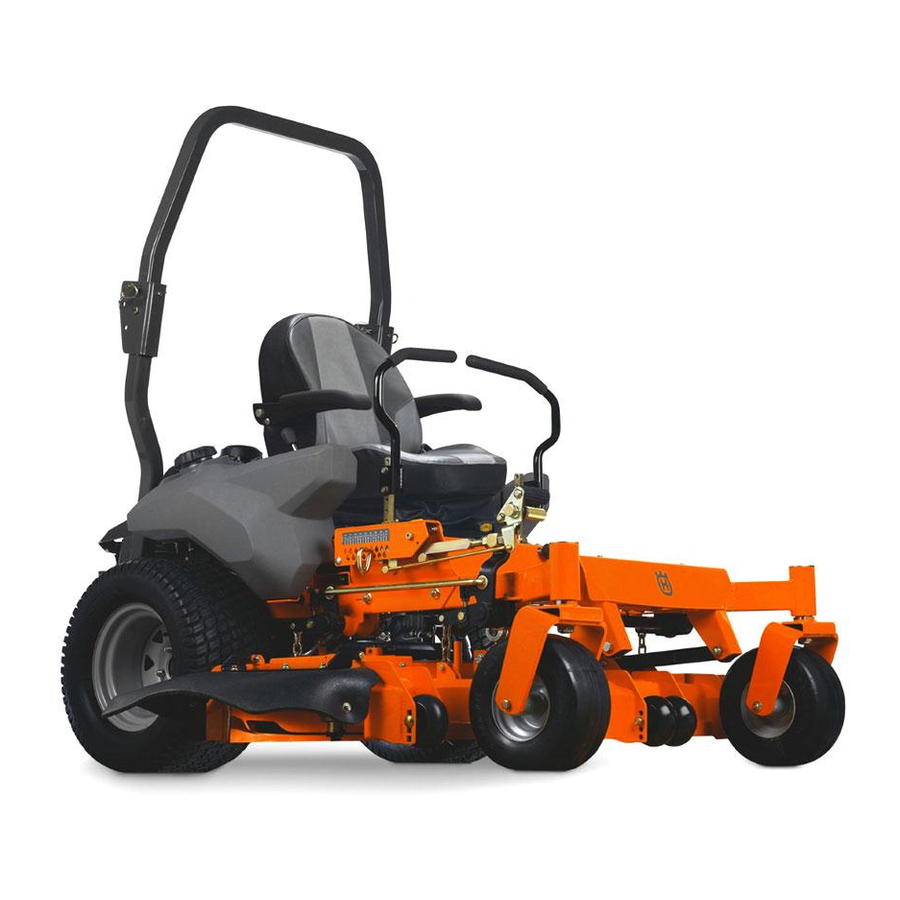 Husqvarna PZ 72 Manual Del Operador