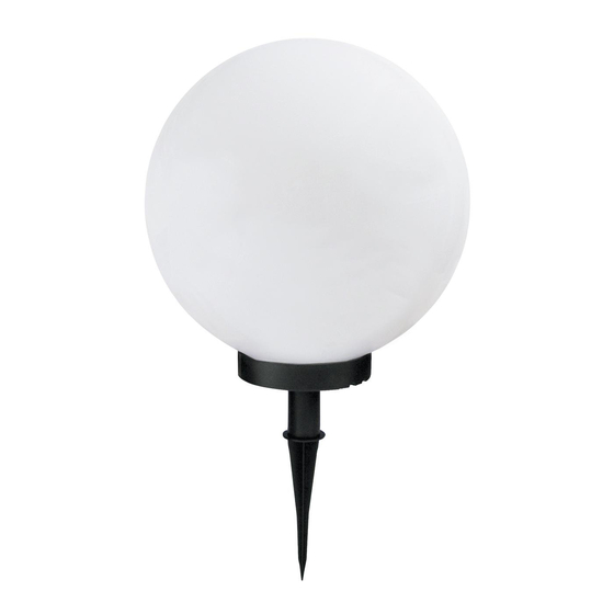 EuroLite LED Globe outdoor Manuales