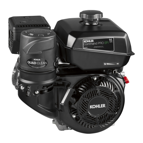 Kohler Command PRO EFI ECH440 Manual Del Propietário