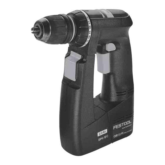 Festool CDD 9.6 Instrucciones De Servicio