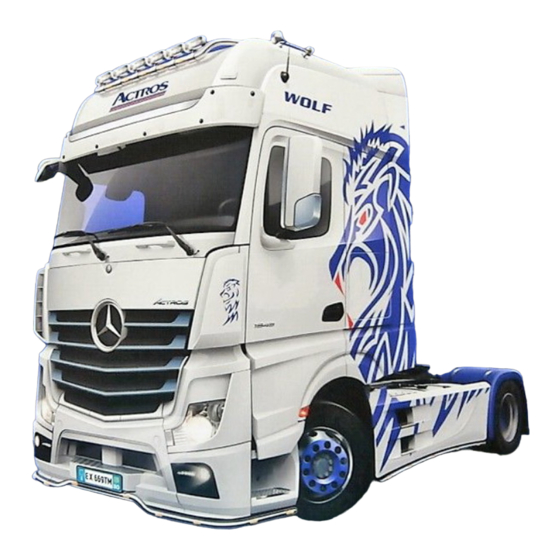 Italeri Mercedes-Benz Actros MP4 Giga Space Manual De Instrucciones