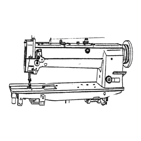 Maquina CONSEW Manual De Instrucciones