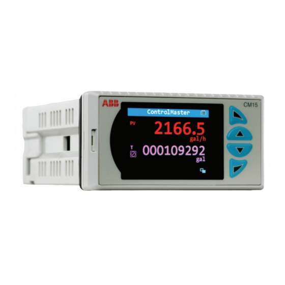 ABB ControlMaster CM15 Manual De Instrucciones
